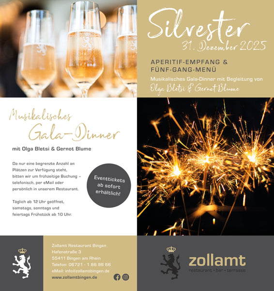 Silvester 2025 im Zollamt Restaurant